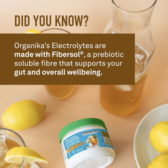 Organika Electrolytes Powder Ice Tea Flavour 210g