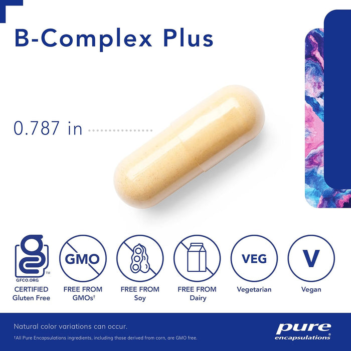 Pure Encapsulations B-Complex Plus 120vegiecaps