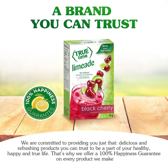 True Lime Limeade Black Cherry 10 pack 30g