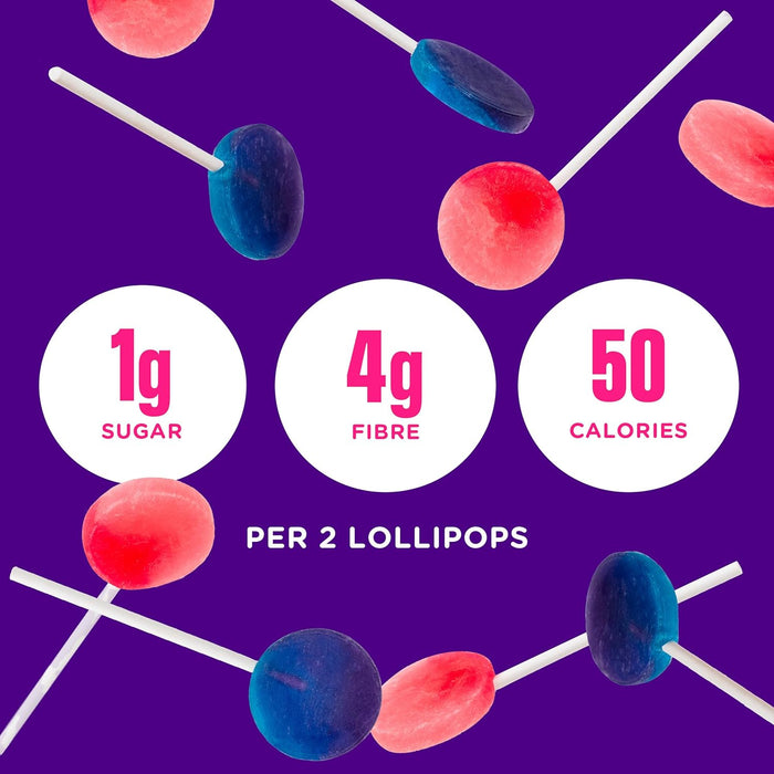 SmartSweets Lollipops Halloween – Low Sugar, Plant-Based Candy (12 Pack) 12pak