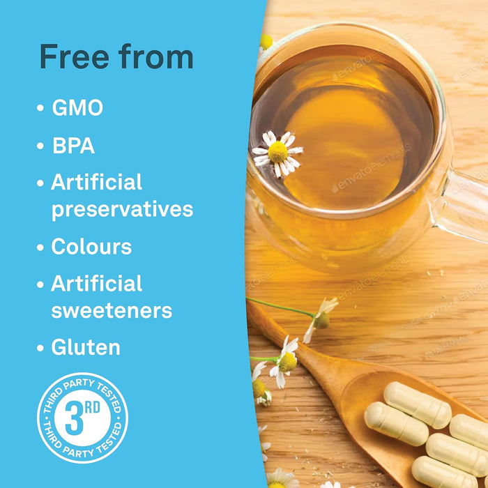 Organika Mind Calm with Magnesium Bisglycinate & L-Theanine 120vegiecaps