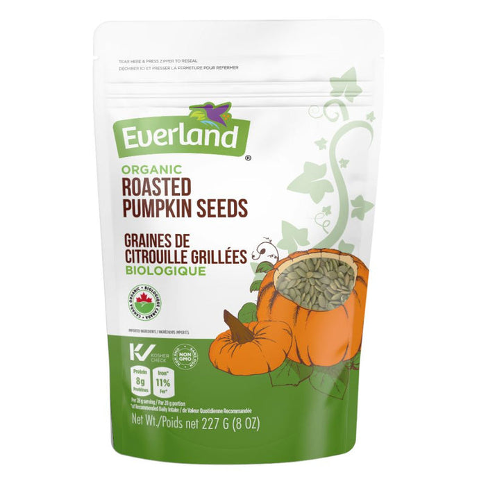Everland Organic Roasted Pumpkin Seeds 227g