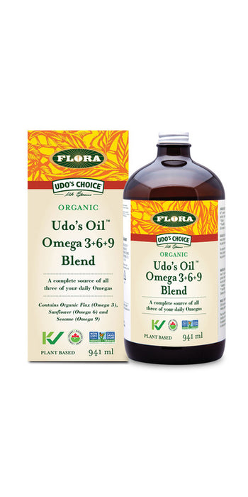Flora Organic Udo's Oil Omega 3+6+9 Blend 941ML