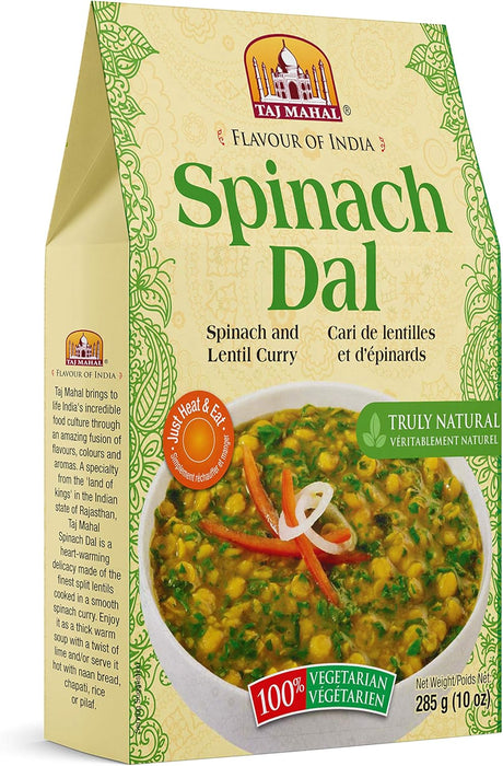 Taj Mahal Flavour of India; Spinach Dal (Spinach and Lentil Curry) 285g