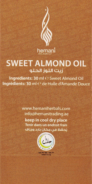 Hemani Sweet Almond Oil – Moisturizing & Nourishing (30ml)
