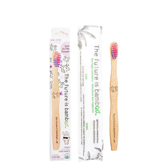 Kids Bamboo Unicorn Toothbrush