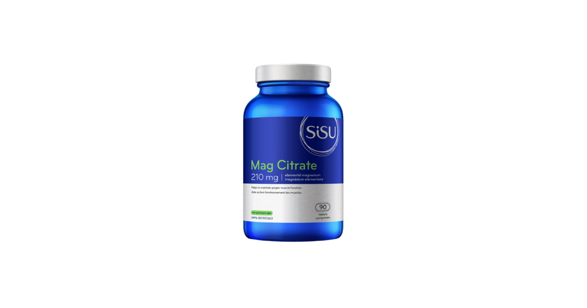 Sisu Mag Citrate 210 mg 90 Tablets