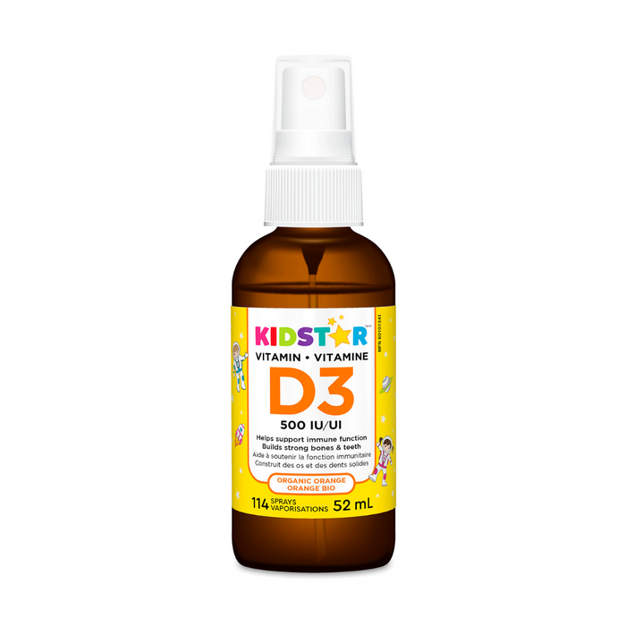 Kidstar Vitamin D3 Liquid 500 IU 52ml spray