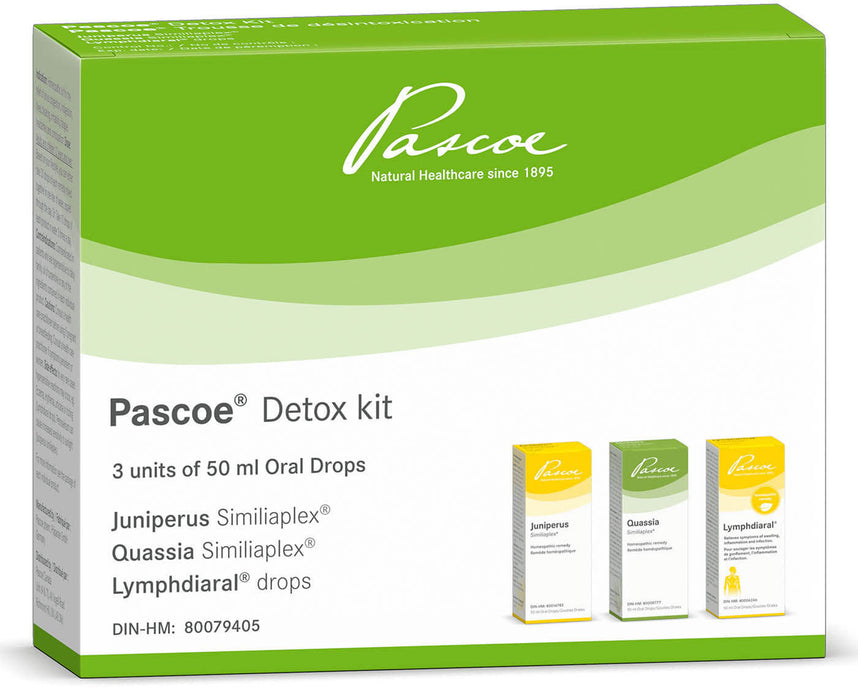 Pascoe-Detox Kit Homeopathic Remedy Kit 3x50ml