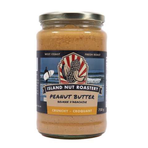 Island Nut Roastery Peanut Butter, Crunchy 750g