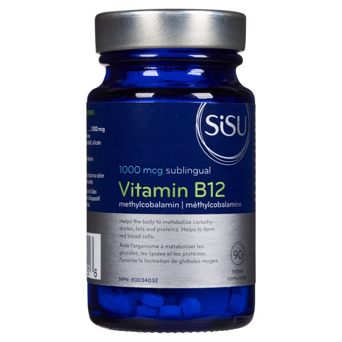 SISU Vitamin B12 1000mcg 90subligual tablets