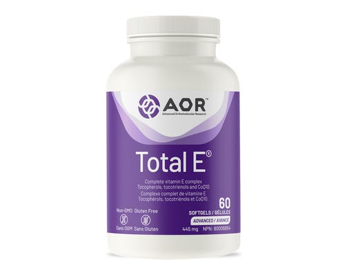 AOR Total E Complete Vitamin E Complex 60softgels