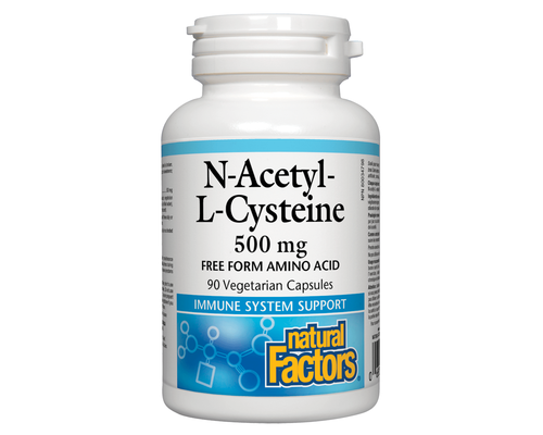Natural Factors N-Acetyl-L-Cysteine Free Form Amino Acid 90vegicaps