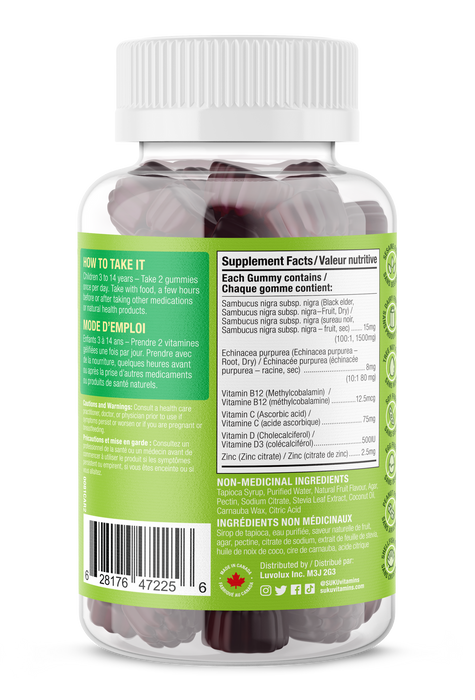 SUKU Vitamins Kids Super Immunity 60 gummies