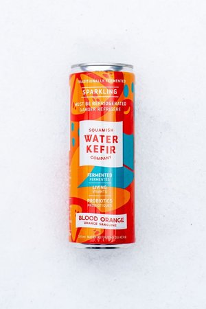 Squamish Sparkling Kefir Water Blood Orange 355ml