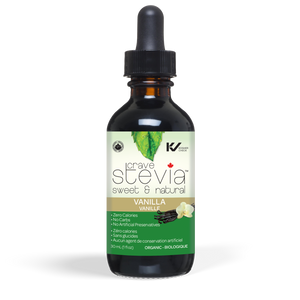 Crave Stevia Liquid Vanilla Flavour Organic 50ml
