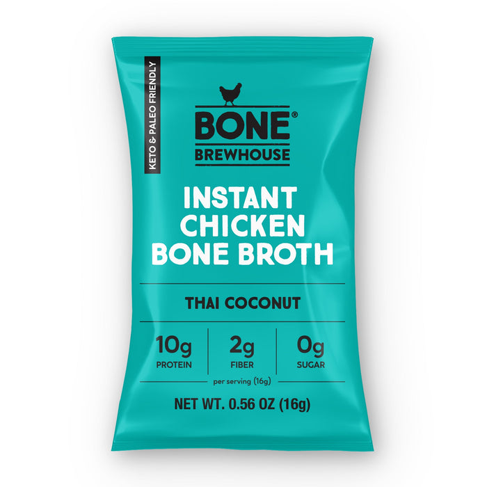 Bone Brewhouse Instant Chicken Broth, Thai Coconut 1 Sachet