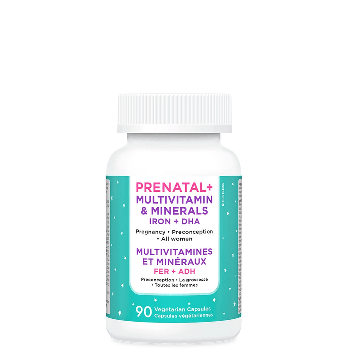 Kidstar Prenatal Multivitamin & Minerals Iron + DHA - Pregnanacy, Preconception, For All Women 90vegicaps