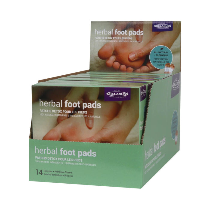 Relaxus Detox foot Pads 100% All Natural & Cleansing 14 patches