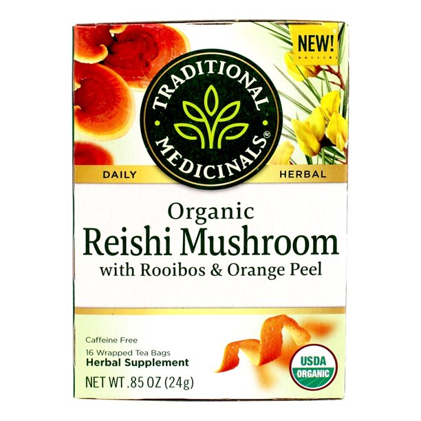 Traditional Medicinals Organic Tea, Reishi Mushroom 16 Tea Bags