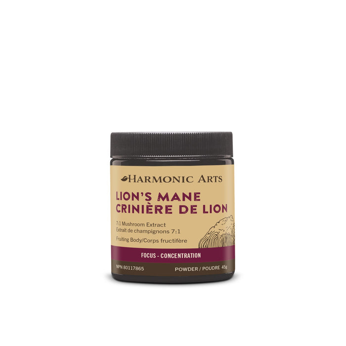 Lion's Mane Concentrated Mushroom Powder Organic 45g