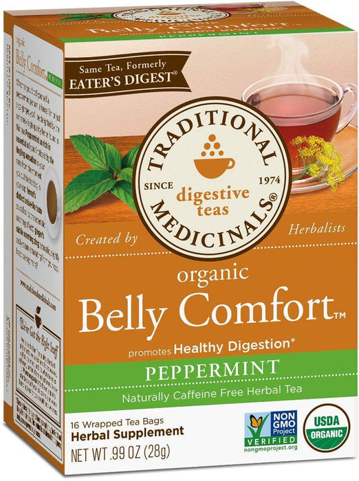 Traditional Medicinals Organic Tea, Belly Comfort 16 Tea Bags