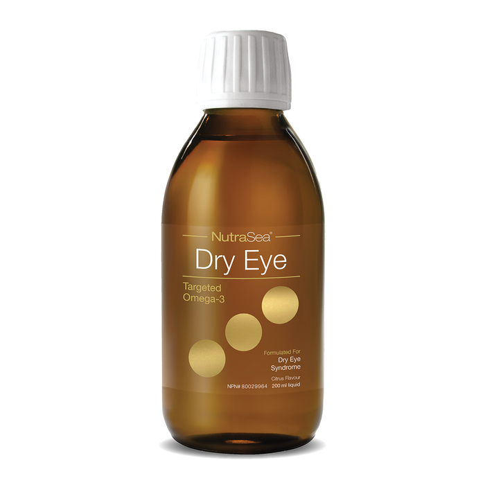 NutraSea Dry Eye Syndrome Targeted Omega-3 Oil Citrus Flavour 200ml