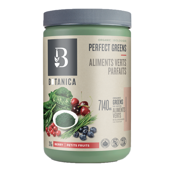Botanica Perfect Greens Organic Berry Flavour 216g