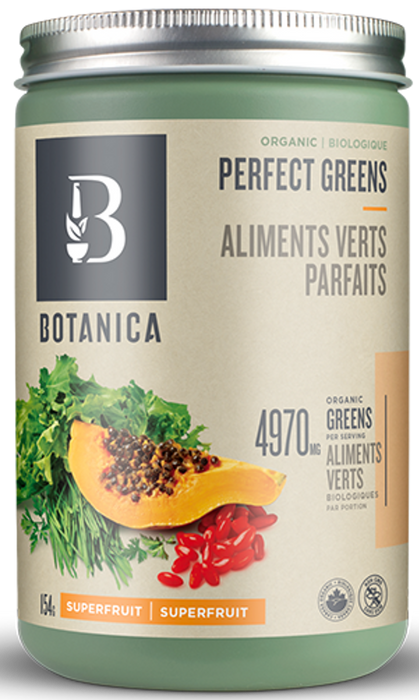 Botaica Perfect Greens Organic Superfruit-Tropical Fruit Flavour 154g
