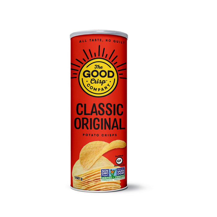 The Good Crisp Classic Original Potato Crisps - Gluten Free, Non-GMO 160g