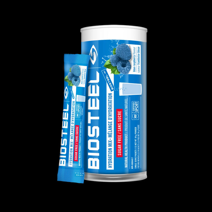 Biosteel Hydration Mix Blue Raspberry Flavour - Sugar Free, Vegan 16X7g sachets