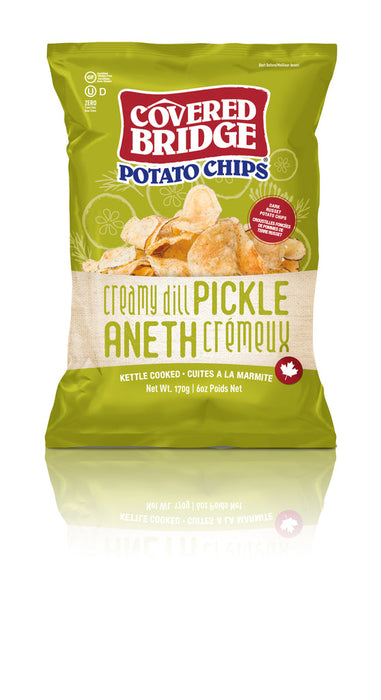 Covered Bridge Potato Chips, Creamy Dill Pickle 170g