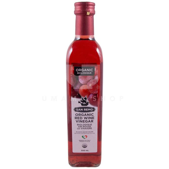 San Remo Red Wine Vinegar Organic 500ml