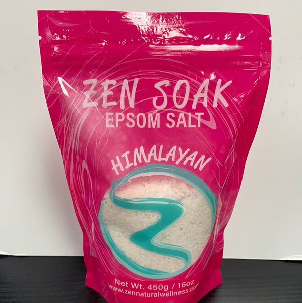 Zen Soak Epsom Salt Breathe Easy - Eucalyptus, Blue Mallee, Japanese Peppermint 450g