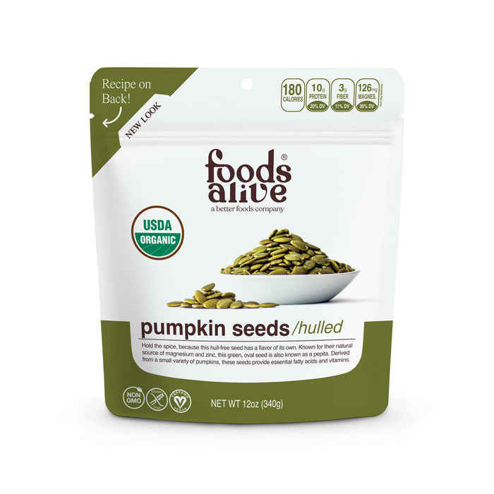 Living Foods Sprouted Sunflower Seeds Organic - Keto, Paleo, Gluten Free 130g