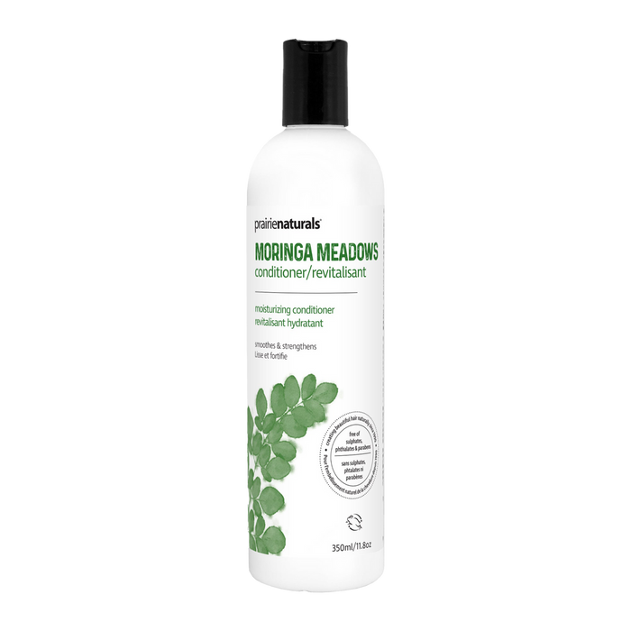 Prairie Naturals Moringa Meadows Conditioner - Moisturizing Conditioner Smoothes and Strengthens 350ml