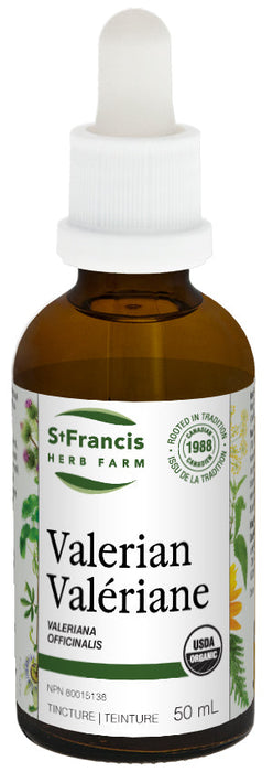 St. Francis Valerian Tincture - Calmitive, Sedative and Sleep Aid 50ml