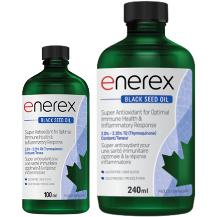 Enerex Black Seed Oil - Super Antioxidant for Optimal Immune Health & Inflammatory Response 240ml