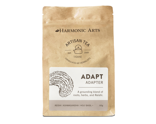 Harmonic Art's Artisan Tea "Adapt" Loose Leaf Tea - A Grounding Bleand of Roots, Herbs, and Reishi. 70g