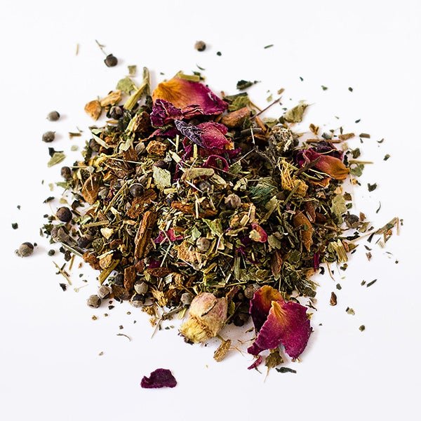 Harmonic Art's Artisan Tea "Moontime" Loose Leaf Tea - A Comforting Blend of Florals and Moon Herbs. 70g