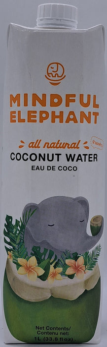 Mindful Elephant Coconut Water - All Natural, Vegan, Gluten Free 1L