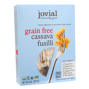Jovial Cassava Fusilli Pasta, Grain-Free 227g
