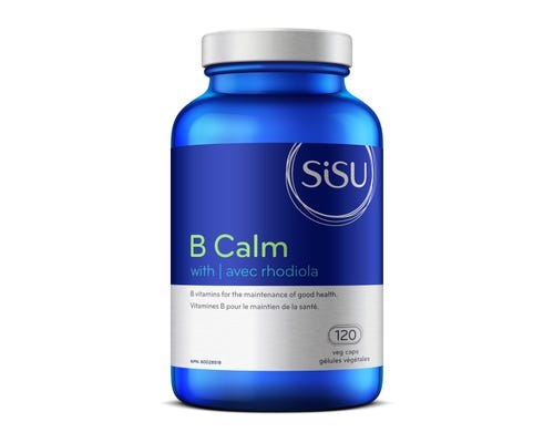 Sisu B-Calm with Rhodiola - B Vitamins  60vegicaps