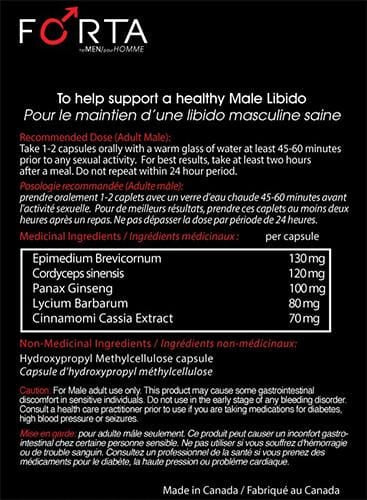 Forta For Men - To Help Support a Healthy Male Libido 10 Capsules