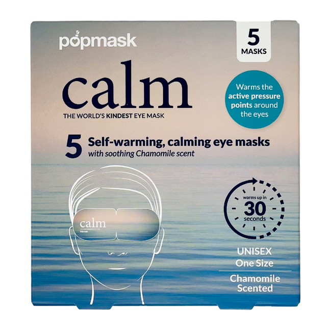 Popmask Calm Self Warming, Calming Eye Mask  One Mask