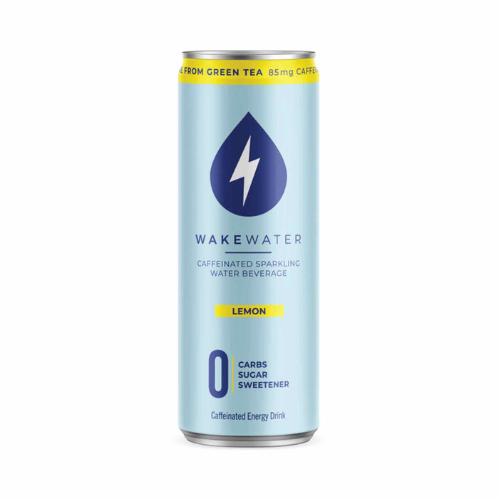 Wake Water Caffeinated Beverage, Lemon  355ml