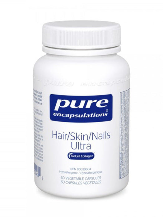 Pure Hair, Skin, Nails Ultra - With Metafolin L-5-MTHF 60 Capsules