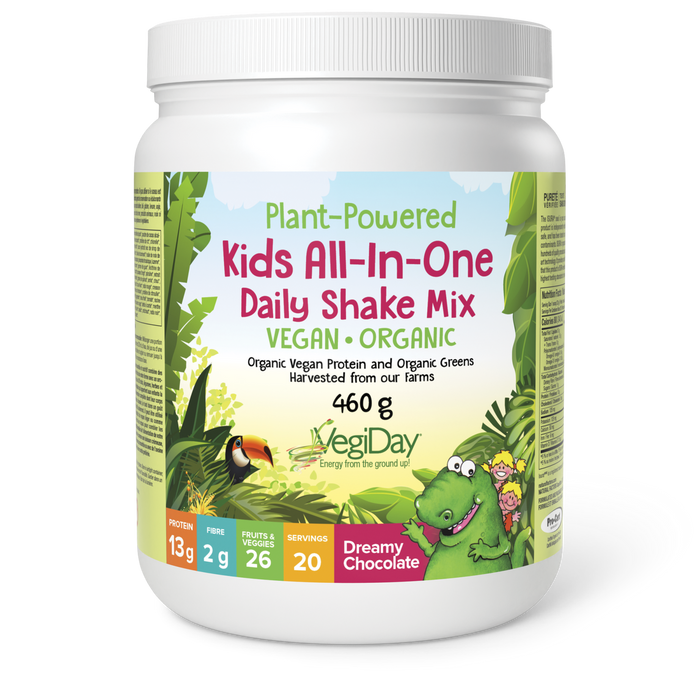 Natural Factors Kids All-In-One Daily Shake Mix Dreamy Chocolate 460g