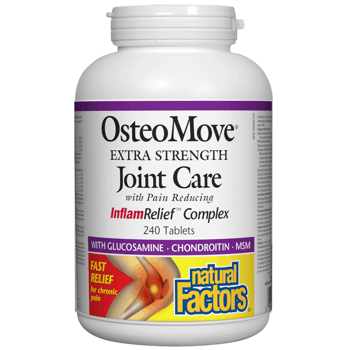 Natural Factors OsteoMove Joint Care Extra Strength 240 Tablets