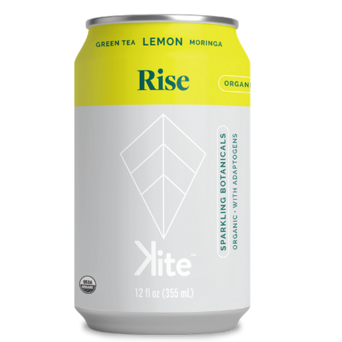 Kite Rise Moringa Lemon Sparkling Drink - Sugar Free 355ml